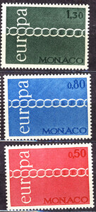 Monaco Mi.1014-1016 czyste**