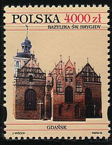 3354 czyste** Bazylika św.Brygidy w Gdańsku