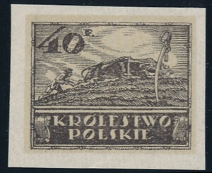 028 Projekt konkursowy - Polskie Marki Pocztowe 1918 rok - autor Bartłomiejczyk Edmund