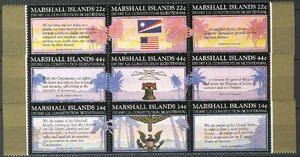 Marshall - Islands Mi.0125-133 w paskach czysty**