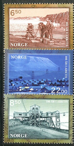 Norwegia Mi.1578-1580 czyste** znaczki