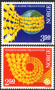 Norwegia Mi.0887-888 czyste** znaczki
