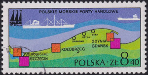 2335 B1 przerwana kreska w E kasowany Polskie porty