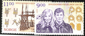 Norwegia Mi.1619-1620 czyste** znaczki