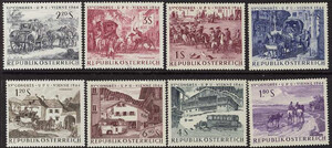  Austria Mi 1156-1163 czysty**