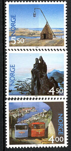 Norwegia Mi.1156-1158 czyste** znaczki