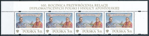 4950 nazwa emisji na marginesie czysta** 100 rocznica przywrócenia relacji dyplomatycznych Polski i Stolicy Apostolskiej