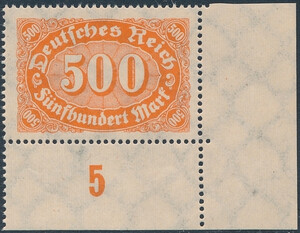 Deutsches Reich Mi.251 dolny margines czysty**
