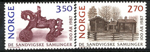 Norwegia Mi.0971-972 czyste** znaczki