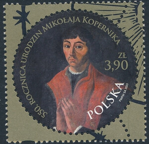 5286 typ 7 czysty** 550 rocznica urodzin Mikołaja Kopernika