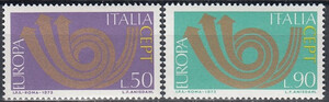 Włochy Mi.1409-1410 czyste** Europa Cept