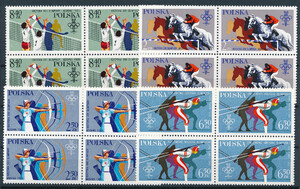 2526-2529 czwórki czyste XIII Zimowe Igrzyska Olimpijskie w Lake Placid i XXII Igrzyska Olimpijskie w Moskwie
