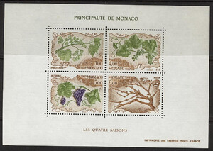 Monaco Mi.1810-1813 blok 36 czyste**