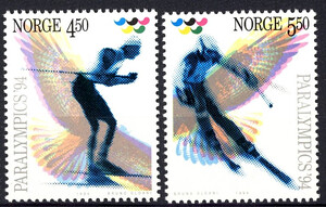 Norwegia Mi.1152-1153 czyste** znaczki