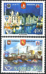 Norwegia Mi.0948-949 czyste** znaczki
