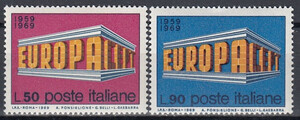 Włochy Mi.1295-1296 czyste** Europa Cept