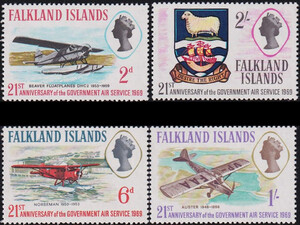 Falkland Islands Mi.0284-287 czyste**