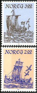 Norwegia Mi.0891-892 czyste** znaczki