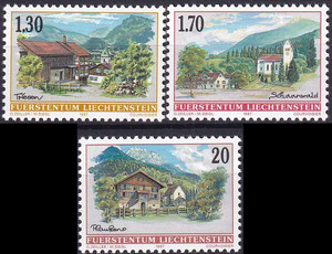 Liechtenstein 1148-1150 czyste**