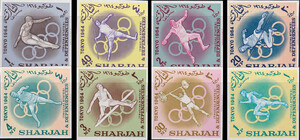 Sharjah Mi.0061-68 B cięte czyste**