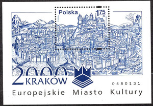3679 Blok 170 B czyste** Kraków - Europejskie Miasto Kultury roku 2000