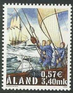 Aland Mi.0177 czyste** znaczki