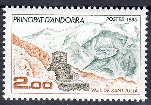 Andorra francuska 0359 czyste**