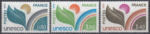 Francja Unesco Mi.16-18 czyste**