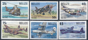Belize Mi.1102-1107 czyste**