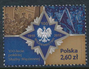 4941 czysty** 100-lecie polskiej Służby Więziennej