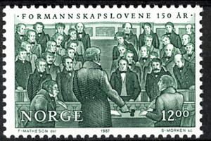 Norwegia Mi.0967 czyste** znaczki