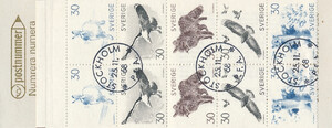 Szwecja Mi.0621-625 zeszycik H-Blatt 47 Czesław Słania kasowany