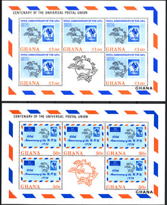 Ghana Mi.0548-551 Arkusiki czyste**
