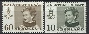 Gronland Mi.0084-85 czyste** znaczki Czesław Słania