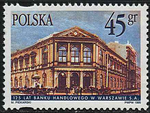 3398 czyste** 125 lat Banku Handlowego w Warszawie