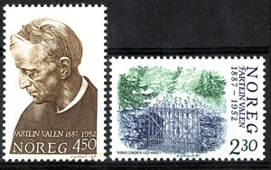 Norwegia Mi.0973-974 czyste** znaczki