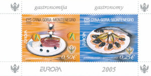 Montenegro Mi.0104-105 Blok czyste** Europa Cept