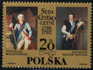 Znaczki Pocztowe. 3020 czysty** 200 rocznica Sejmu Czteroletniego 1788 - 1792