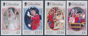 Gibraltar 2008-2011 czyste**