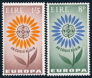 Irlandia Mi.0167-168 czyste** Europa Cept