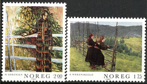 Norwegia Mi.0867-868 czyste** znaczki