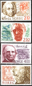 Norwegia Mi.0954-957 czyste** znaczki