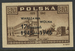 392 czysty** 1 rocznica wyzwolenia Warszawy
