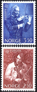 Norwegia Mi.0926-927 czyste** Europa Cept