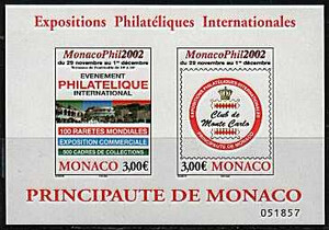 Monaco Mi.2629-2630 blok 85 czyste**
