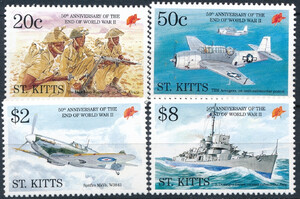 St. Kitts Mi.0398-401 czyste**
