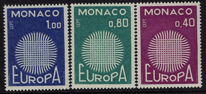 Monaco Mi.0977-979 czyste**