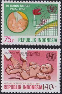 Indonesien Mi.1192-1193 czyste**