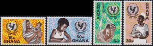Ghana Mi.0446-449 A czyste**