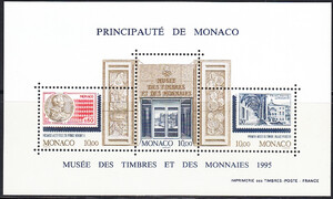 Monaco Mi.2232-2234 blok 67 czysty**
